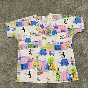 3/$25 Nick Jr scrubs top
